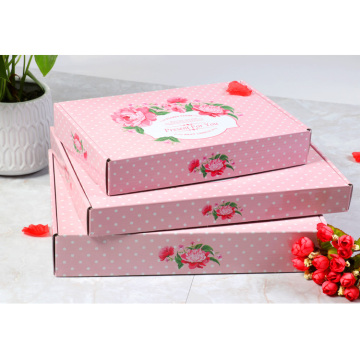 Printed t-shirt shipping box carton mailing box