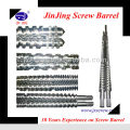 Extruder conical twin screw and barrel for PP/PS/PVC/ABS