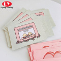Kundenspezifischer farbig gedruckter Papierumschlag im Brieftaschenstil