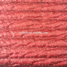 fashion embroidery quilting fabric for jacket/garment/clothing