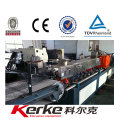 plastic recycling twin screw pelletizing extruder CE ISO