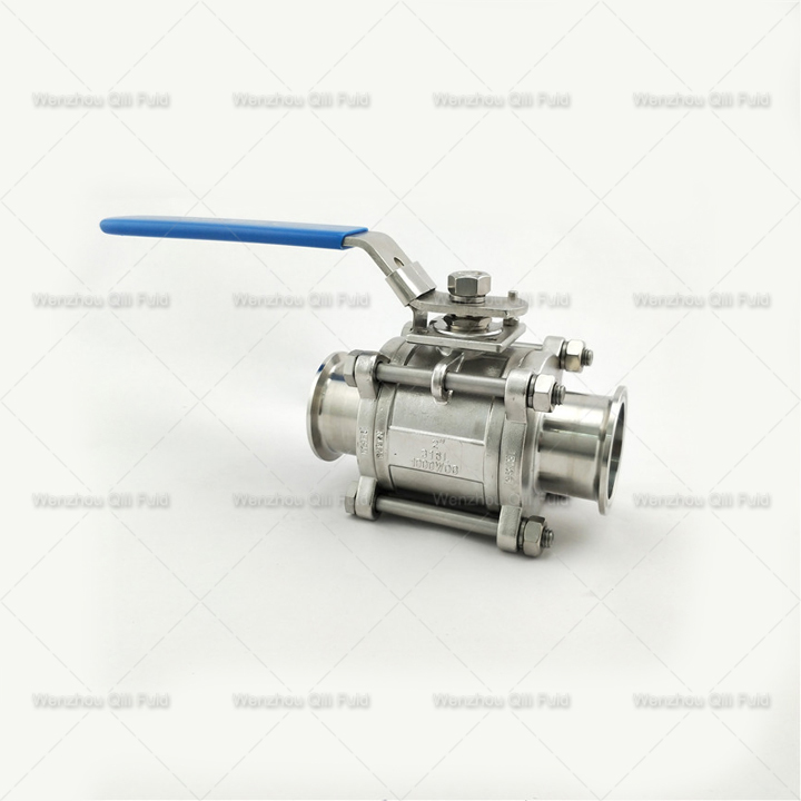 Clamped 3pcs Ball Valve x (10)