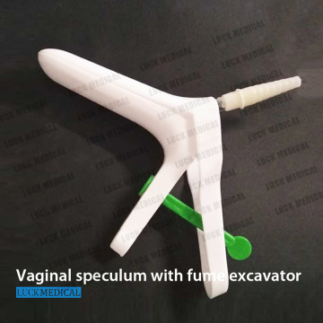 Speculum vaginal avec excavateur de fumé