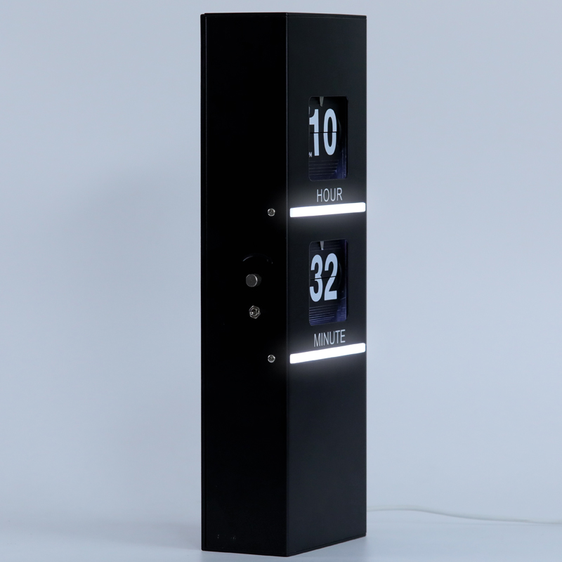 Flip Clock With Decorative Light