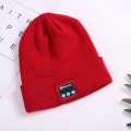 Inverno tricô gorro gorro bluetooth gorro chapéu fone de ouvido