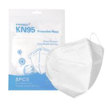 Máscara facial FDA GB2626-2006 KN95 con 5 capas