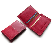 credit card holder PU leather foldable holder