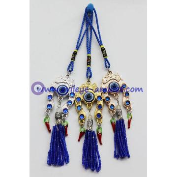 Horse Shoe Evil Eye Amulet Hanging for Car / Door