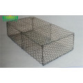 Caja hexagonal galvanizada sumergida caliente de Gabion de la malla de alambre