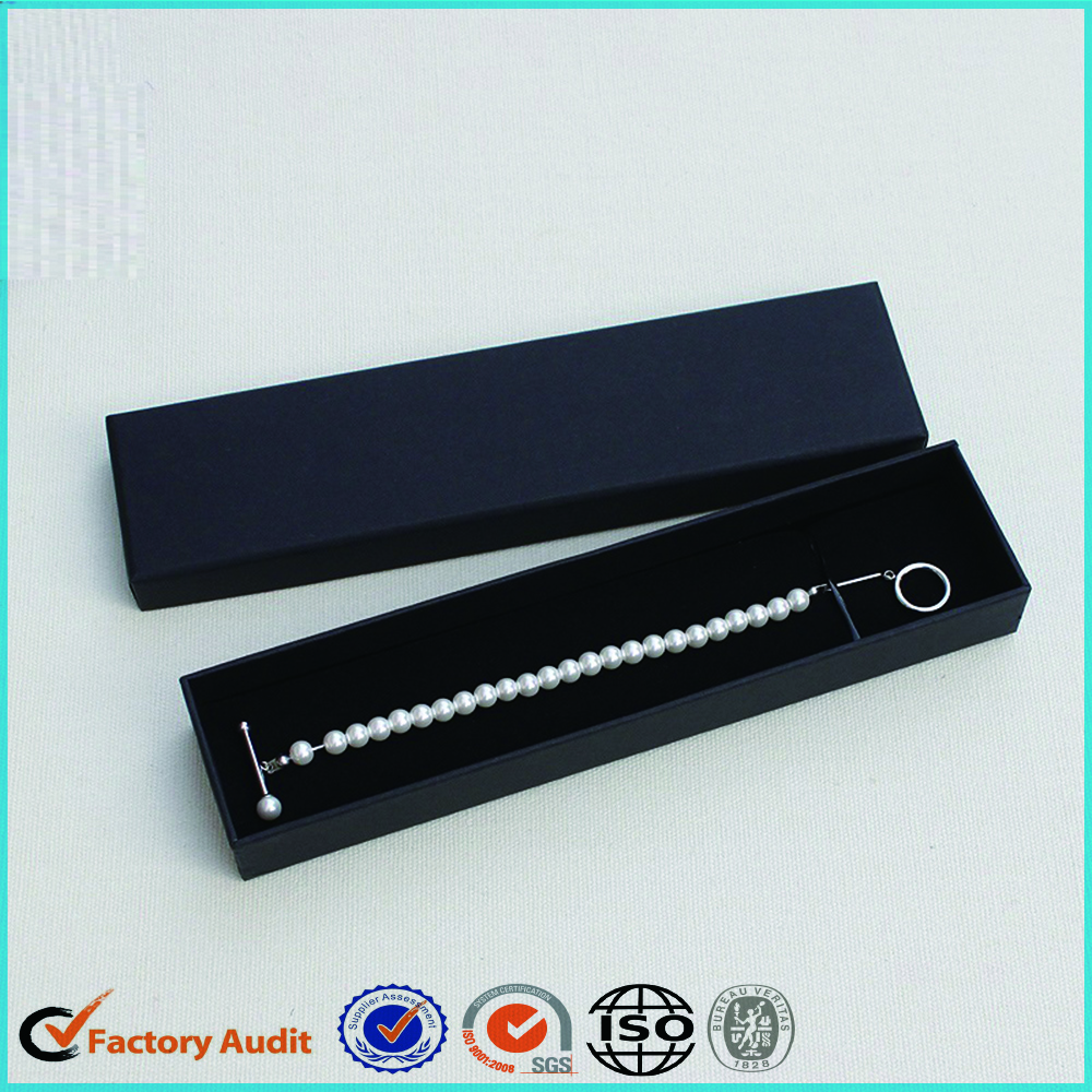 Black Jewelry Set Box Packaging 