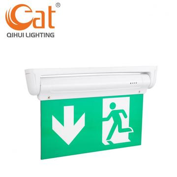 Señal de salida de flecha de luz de emergencia contra incendios para LED