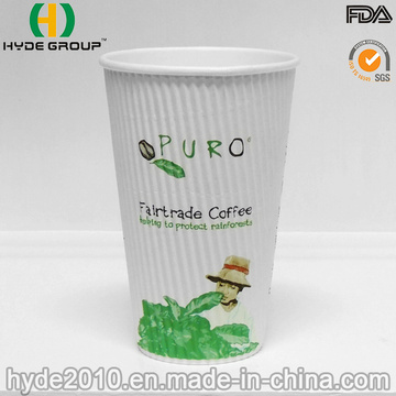 12oz Disposable Ripple Wall Paper Cups