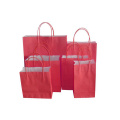 White cardboard paper shopping bags