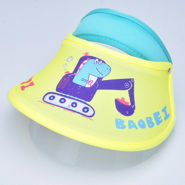 Kids Children Protective Mask Face Shield Mask Hat Visor Cap Plastic Manufacture