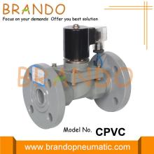 Acid Alkali Resistant CPVC Solenoid Valve Anti Corrosion