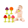 Jouets de dentition de fruit en silicone personnalisé