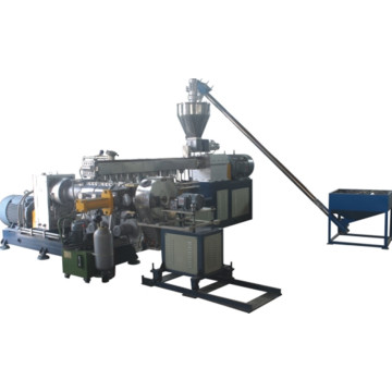 Two stage screw extruder machine for plastic