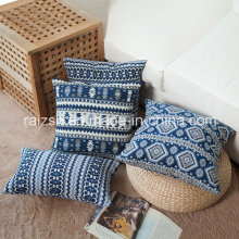 Modern Minimalist Geometric Cotton and Linen Yarn-Dyed Jacquard Cloth Pillow Cover