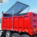 Dump trailer protective mesh net
