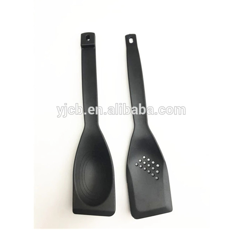 Functional 3in1 Nylon Slotted Spatula Food Tongs