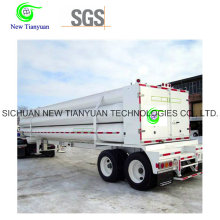 CNG Cylinder 8-Tube Semi Trailer for Gas Transportation