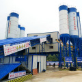 JS fixed HZS180 concrete batching plant view