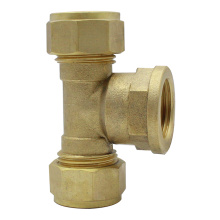 Compression Female tee compression fittings