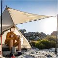 1.3kg white mountaineering trekking double tent