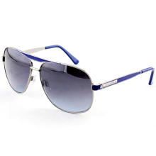 Moda Polarized Designer Sportive Metal óculos de sol para senhoras (14258)