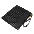 Hot sale Braided Leather wallet women Clutch bag