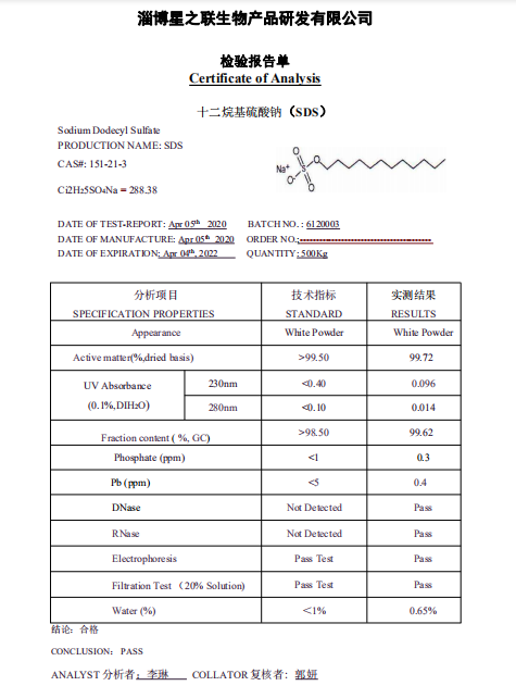 安全数据表