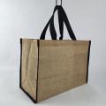 Natural Souvenir Jute Burlap Tote Bags