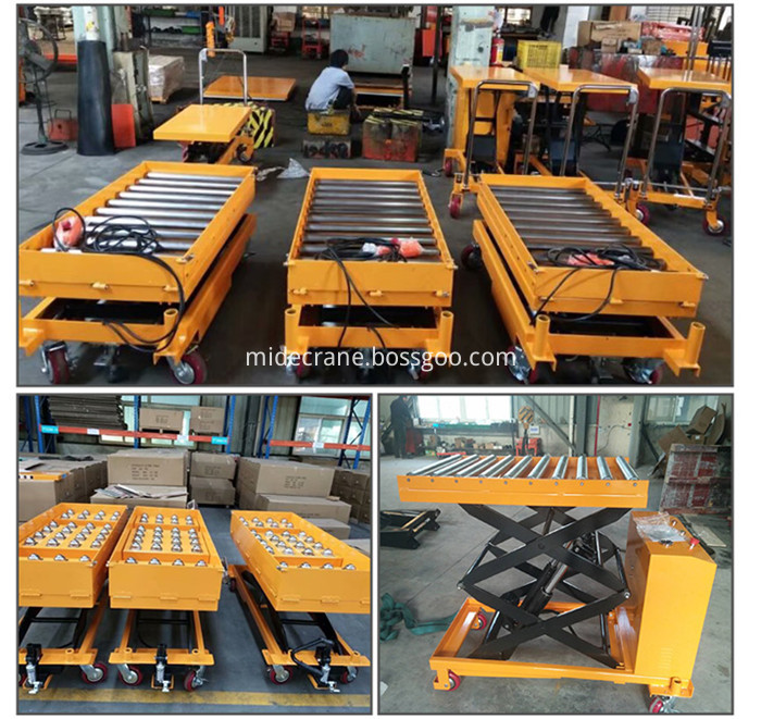 small electric hydraulic mini scissor lift table