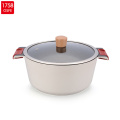 Die-Cast Aluminum Frypan With Wooden Handle