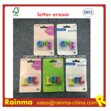 TPR Letter Eraser for Stationery Kids