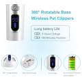 Clippers de cão sem fio pet grooming conjunto