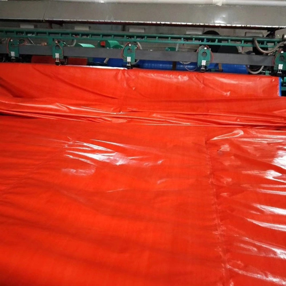 Red TARP Container Cover Marine Using Cover