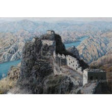 Hills Landscape Oil Painting