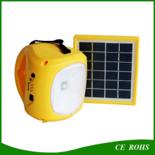 Portable Hiking Solar Light Outdoor Camping Lamp with Radio and USB Port for Charging