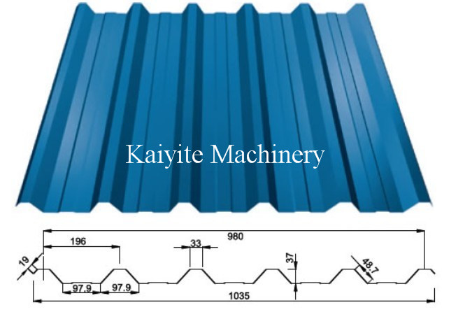 Wall Roof Steel Panel Roll Forming Machine