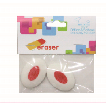 Marshmallow with Filling Strawberry Eraser