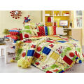 Pigmento cama impresso folha /Duvet conjunto Cover Defina