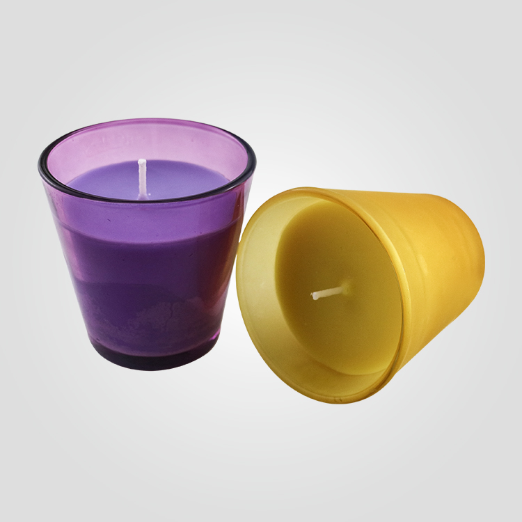 scented glass candle 