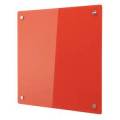 Tempered Glass Red Writing Board