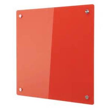 Tempered Glass Red Writing Board