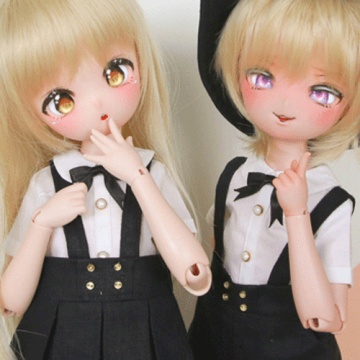 BJD Clothes Boy/Girl School Uniform for MSD Doll