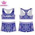 Impressão personalizada Sublimated Cheerleading Practice Wear