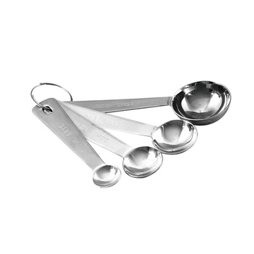 stainless steel measuring spoon set/4