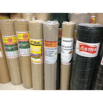 China Manufacturer Galvanized Welded Wire Mesh Panel or Roll, PVC Coated Welded Wire Mesh