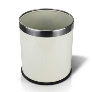 Round Open Top Iron Waste Bin (YW0094)